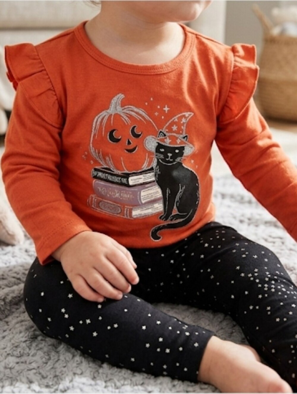 Carter's Orange Halloween Outfit